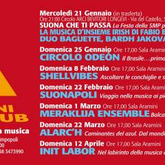 Gennaio / Aprile 2015 – La seconda parte di stagione del SALA ARAMINI FOLK CLUB