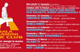 Gennaio / Aprile 2015 – La seconda parte di stagione del SALA ARAMINI FOLK CLUB