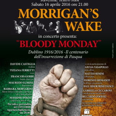 16 Aprile 2016 – I Morrigan’s Wake presentano lo spettacolo “Bloody Sunday” al Teatro Rasi di Ravenna