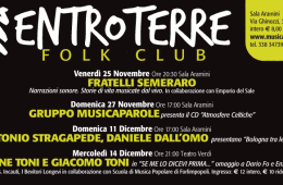 ENTROTERRE FOLK CLUB – Sala Aramini Forlimpopoli – I Concerti Nov/Dic 2016