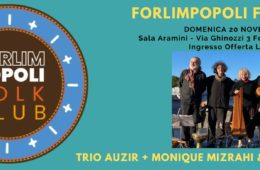 20/11/2022 ore 17:00 Il canto delle tre religioni con Trio Auzir, Monique Mizrahi e Vicente Atal