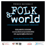 PREMIO NAZIONALE FOLK & WORLD 2024 Scadenza 18 Novembre